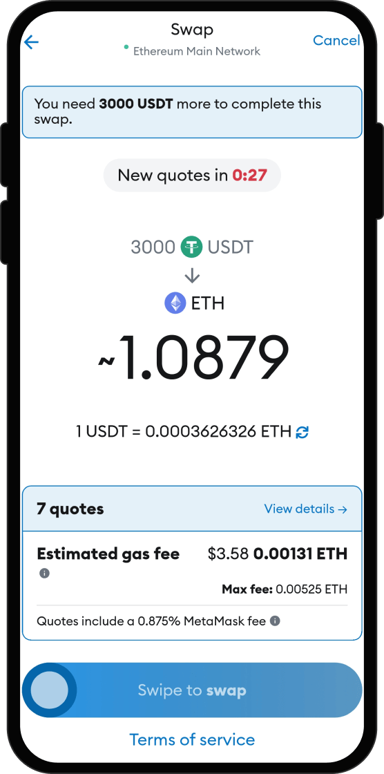 Swap Your USDT for Cope