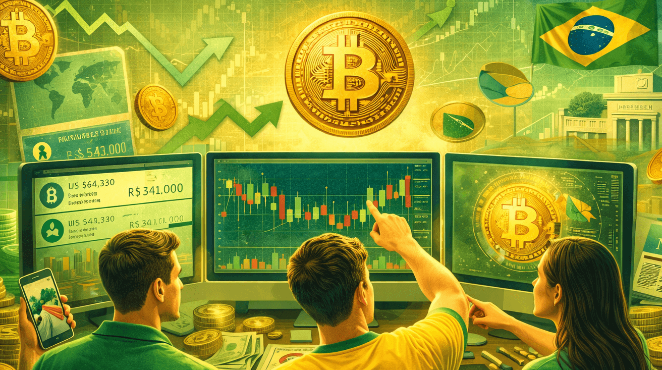 Brazilian investor monitoring Bitcoin indicators to maximize profits in 2026