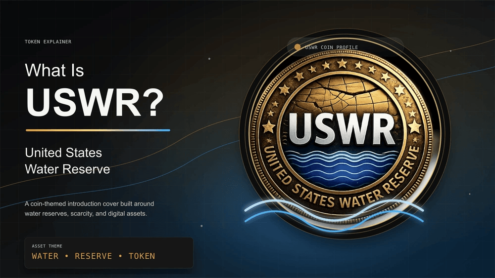 United States Water Reserve (USWR): What This Coin Really Is